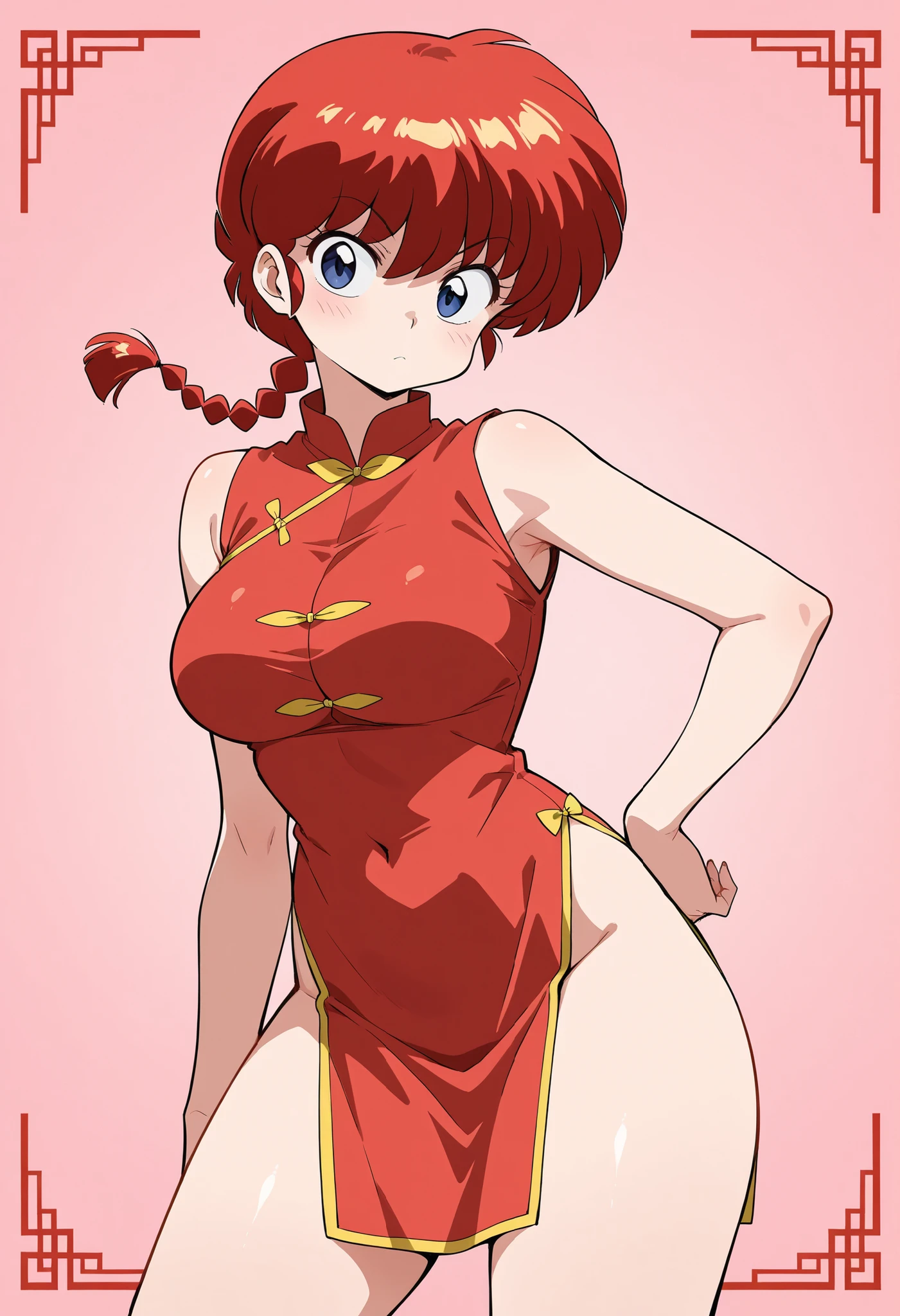 Hot Girlfriend-Style Ranma, sexy Chinese clothes