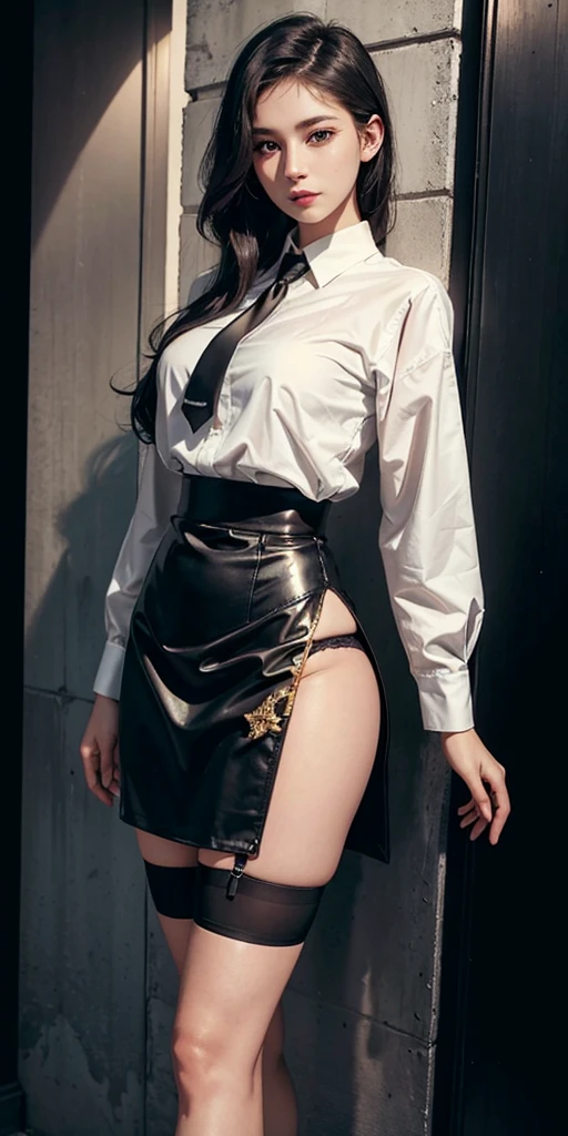 micromini skirt、white panties、garters、Beautiful butt、Beautiful legs、beauty legs、M-shaped legs、Steampunk costumes、Steampunk world、Steam engines、Watches、gear wheel
