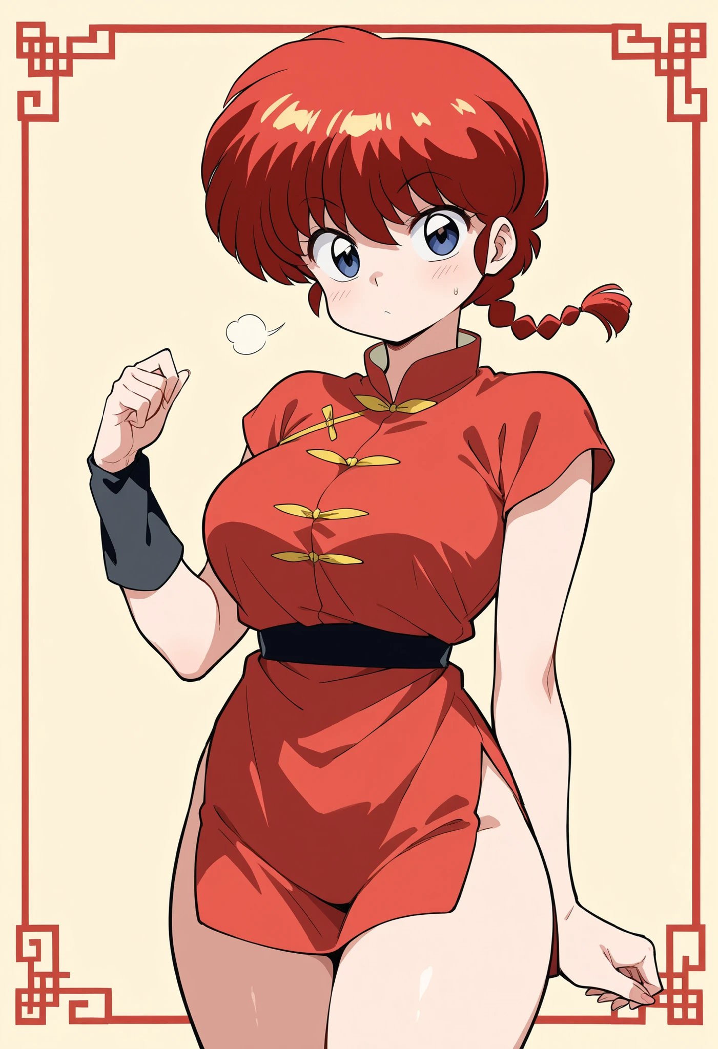 Hot Girlfriend-Style Ranma, sexy Chinese clothes