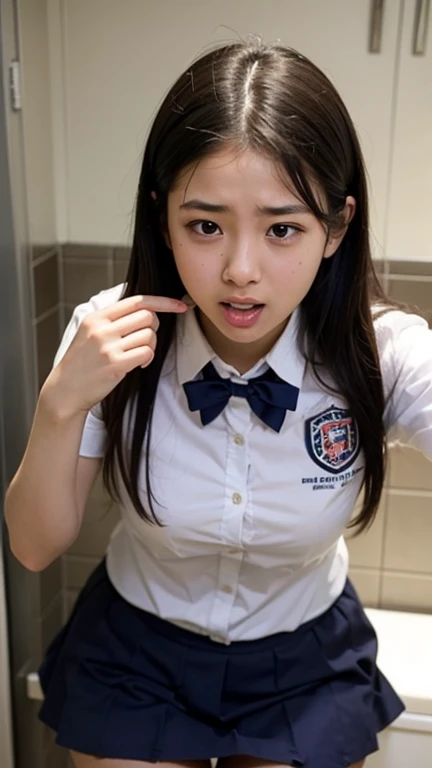 Highest quality、Japanese、Sweaty、Orgasmic face、gang rape、Surrounded by men、Have sex、Inserting the penis into the vagina、Suck the penis、Thick pubic hair、Covered in semen、Volleyball Uniforms