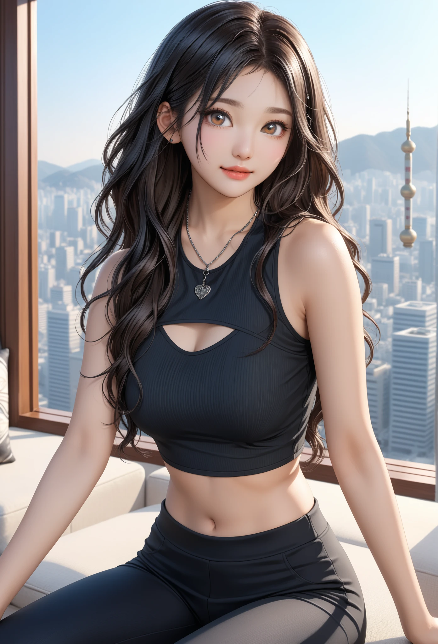 The character costume is KPOP, 9 sets of anime character stickers with different expressions, Hallyu collection style, Anime K-pop art style, Hallyu frontline style, Hallyu art style, kpop style, Official artwork, Chibi Art, Pisif, Blackpink style, Cute KPOP artwork in various poses, The popularity of the art station Pisif