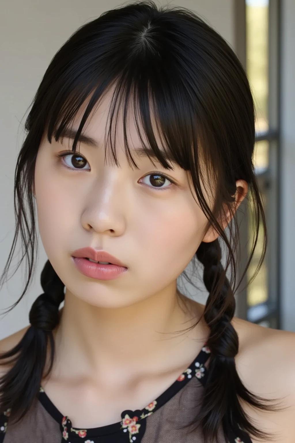 height 165 cm, full body,(Photographic Texture, Fidelity 1.9, Super High Accuracy CG Unified 8K Wallpaper)、Best Quality、Ultra High Definition、RAW photo、(Real Skin Texture:1.3)、(immersive atmosphere、chiaroscuro:1.5)，front，The picture shows everything from the waist to the head，dress,At the coast