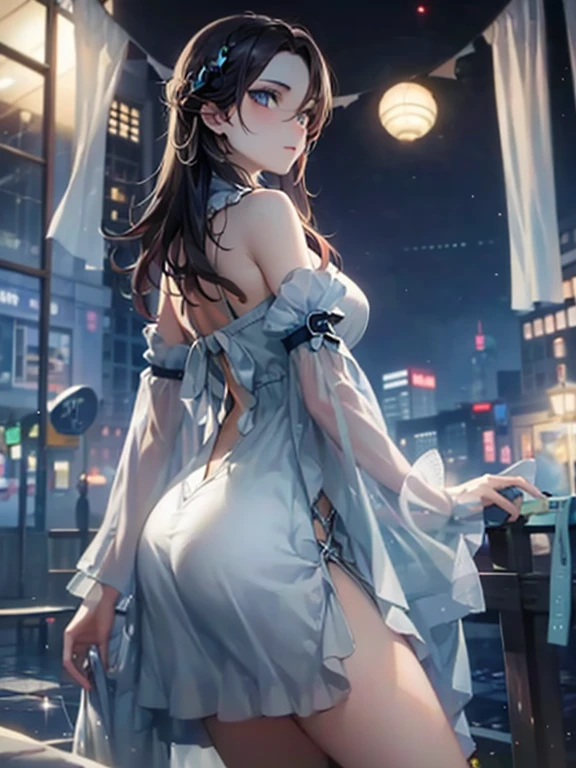 ((((Best Quality, 8K, 32K, masterpiece, 1.2)))),{{solo}},((nsfw:1.5)),{{{Character reference: Nikke's Privaty:1.5}}},((perfect beautiful face:1.2)), slender body, nsfw,(Lift up the skirt:1.4),(striped lace panties visible:1.3),(pubic hair:1.2),(cameltoe:1.2),(love juice:0.5), frown,angry,contemptuous,disdain,(hate:1.4),(blush:0.4),looking down,elegant,active angle,dynamism pose