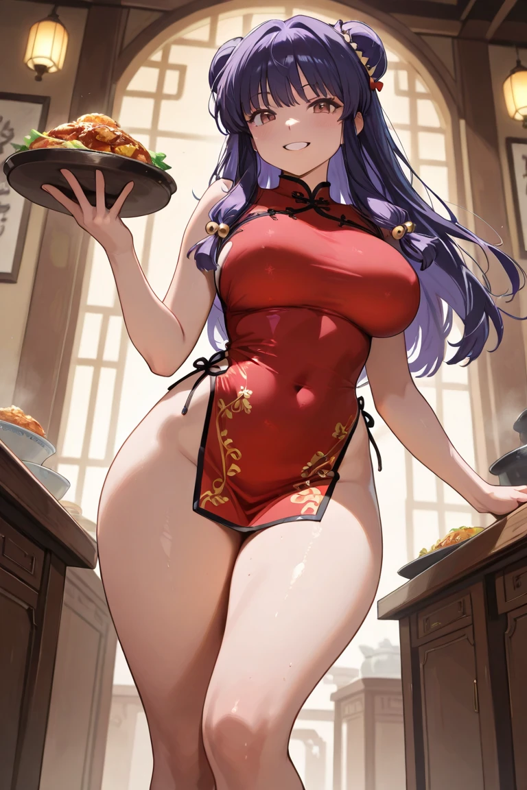 One Woman、Many people々々、男はpantiesをのぞいている、beauty、Chinese style uniform、Chinese Restaurant、Large number of guests、Lewd store clerk、Restaurant clerk、Age 25、Looking down at the viewer, ponytail, Highest quality, Focus on the thighs, smile,panties、Plump thighs、Big Boobs、Big Ass、Big Ass 、 Black Hair,My thighs are steaming between my legs 、Sweaty pantyhose、パンストの下のpanties、Angle from directly below、Waiting for food、apron、Triangle scarf、Carrying tableware、Entice guests、Spread your legs、The customer is staring at her ass、My butt is being grabbed、Acme convulsions、Obscene sound effects、Naughty sound effects