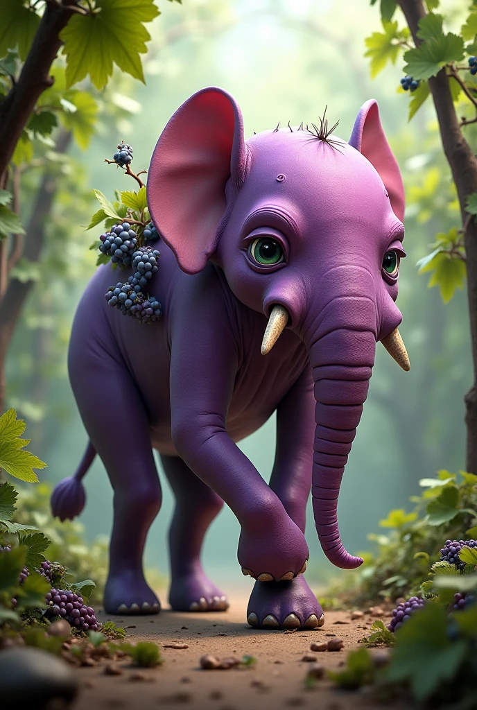 with hair like a headless mule,pink boot, Boitat,Curupira,Saci Perere,