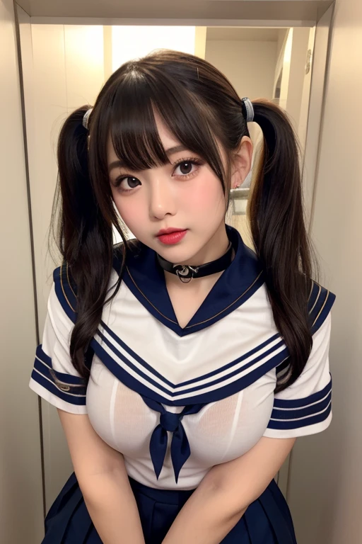ulzzang -6500-v1.1, (Raw foto:1.2), (Photorealsitic:1.4), a beautiful detailed girl, extremely detailed eye and face, beatiful detailed eyes, huge filesize, ultra-detailliert, hight resolution, ighly detailed, top-quality, ((masterpiece)),((masterpiece)),((Oversized work)), ighly detailed, nffsw, unification, 8k wallpaper, magnifica, finely detail,realistic shadow, masterpiece, top-quality, Highly detailed ajc、8k wallpaper, Light on the Face,电影灯光,((beutiful breast)),((full body photographed)),((Random Positions)) ,((ta Face)) ,((Clothing Random)),((Hairstyle Random)),((hair color random)),((Facial expression random)),((Undress)),((Location Random)),((open thigh)),((Leaning forward)),((wet)),((Girl in a sailor suit))