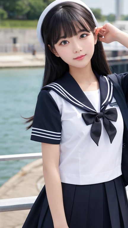 arms cuffs、a sailor suit