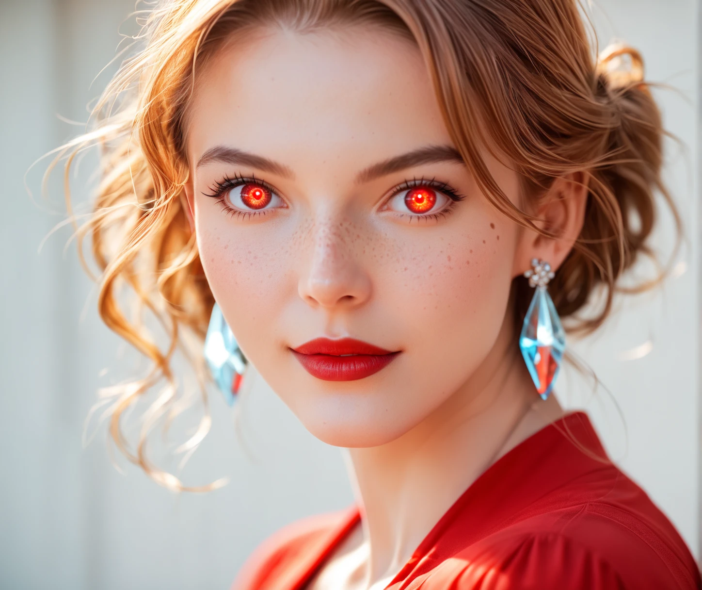 Software, A brunette woman with silver hair, sozinha . 8k more quantity, detailed top, realista, LOOKING FORWARD, Green Elf Eyes, big , Landscapes Campo Verdes Ceu Azul, A river in the left corner 