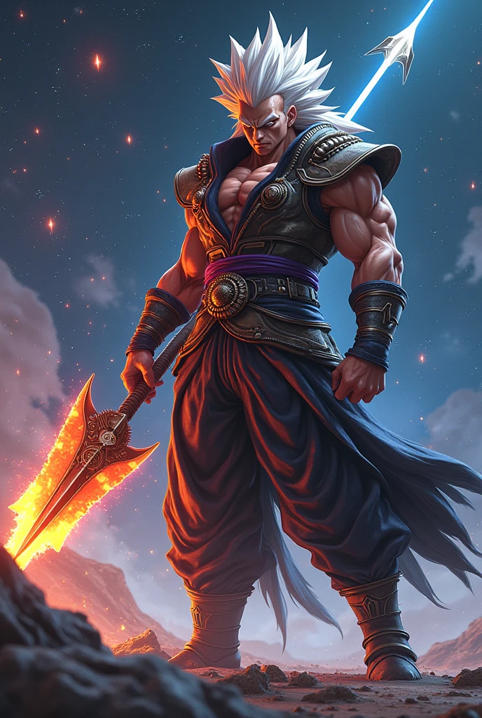 gross proportions,extra arm,extra head,extra eys a Man runing form god