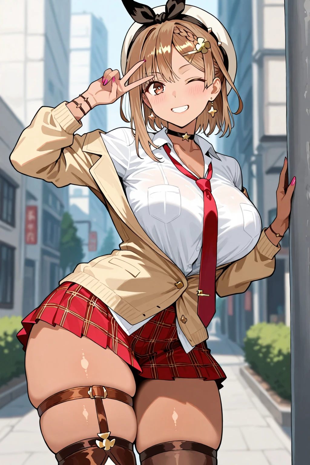 (Best quality, 8K, Masterpiece:1.3, 1 girl, Beautiful girl), Cute, Dynamism, Detailed face, Detailed skin, Detailed eyes, Detailed lips, Detailed fingers, Detailed mouth, Photorealistic, Raw photo, highres, Natural lighting, dynamic pose, perfect anatomy, toned legs, round eyes, double eyelid, tareme, moist lips, wet clothes, spreading legs, spreading thighs, sweaty, (peeing), drooling, half closed eyes, men are grabbing her thighs, excited men, sailor school uniforms, buttoned white shirt, pleated skirt, (ahegao:1.5), steam:1.5, ecstatic face, sticking tongue out, in the dance hall, cowboy shot, shape of nipple, rainbow hair, hair bun, night, dark, darkness, cum on thighs, sfw, thighhighs, skirt lift herself, men, (vibrator in thighhighs), lace panties, (pubic tattoo)