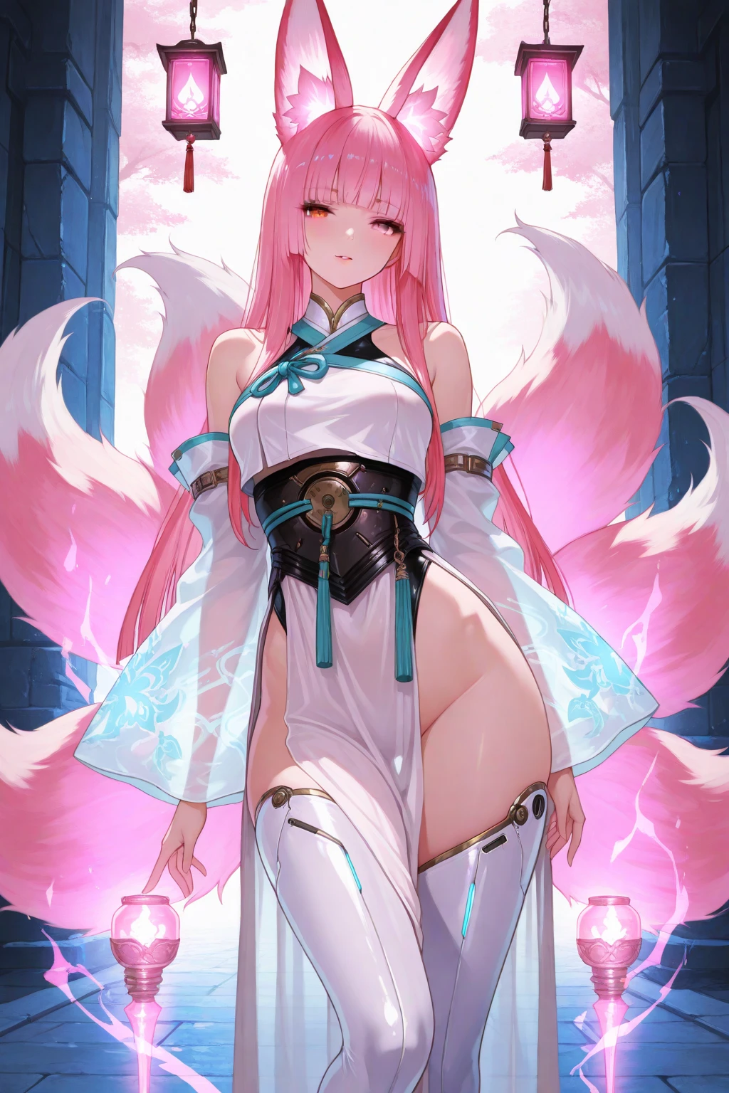 8K,high qulity,Ultra high quality,Absurd resolution, high resolution, (masterpiece: 1.4), super detailed, 18-year-old girl, long-flowing-colorful-hair cascading down her beautiful body. captivating eyes, naked body. beautiful body, full-body composition, perfect anatomy, full illustration. purple-hair,