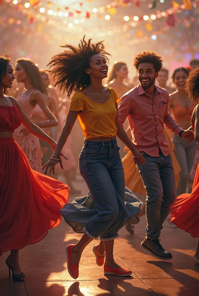Poor people dancing


