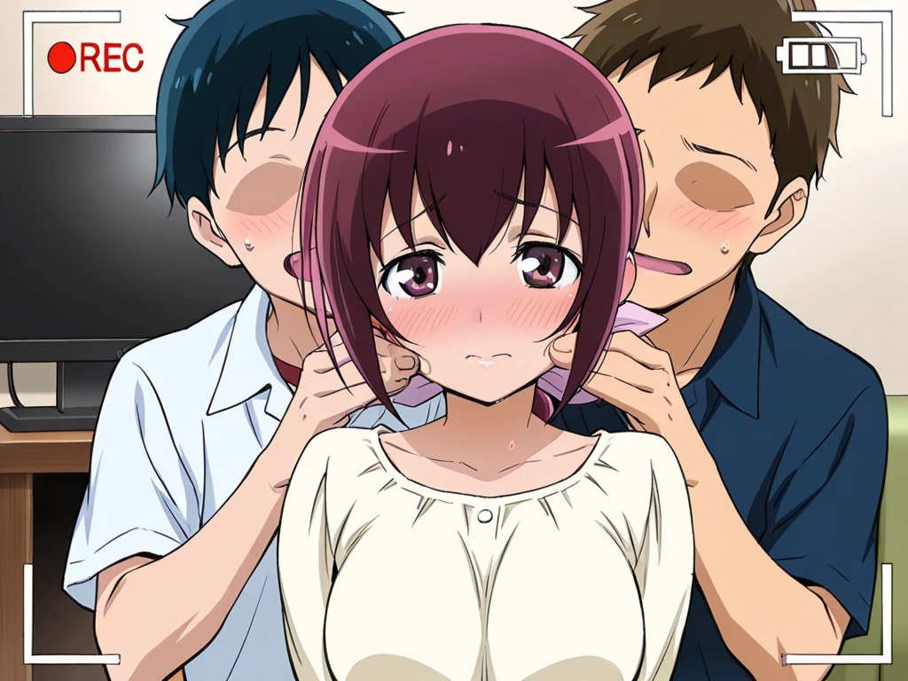 asakura_yume,Brown Hair,Normal chest,Aqua Eye,White skin,((woman1people)),(((An open-air bath filled with hot water at night))),(((Several bearded men))),(((By Meng_Surrounded by middle-aged men molesting))),(((((((By Meng_Being raped by a pervert))))))),(((Normal position))),(((By Meng_Having a penis inserted into the vagina)))blush, ((surprise)),((sorrow)),((Embarrassing)),((((Close your eyes)))),((Close eyelids)),Open your mouth,((((Bust up shot)))),((Bust up shot)),((Completely naked)),nsfw,((topless)),(((Nipples))),Look away