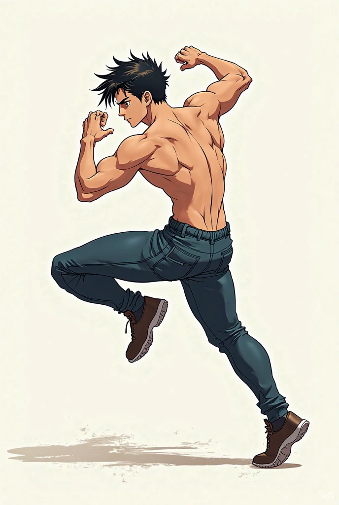 (masterpiece), 28yo boy average guy, (teasing, Parkour,posing with a graffiti wall),