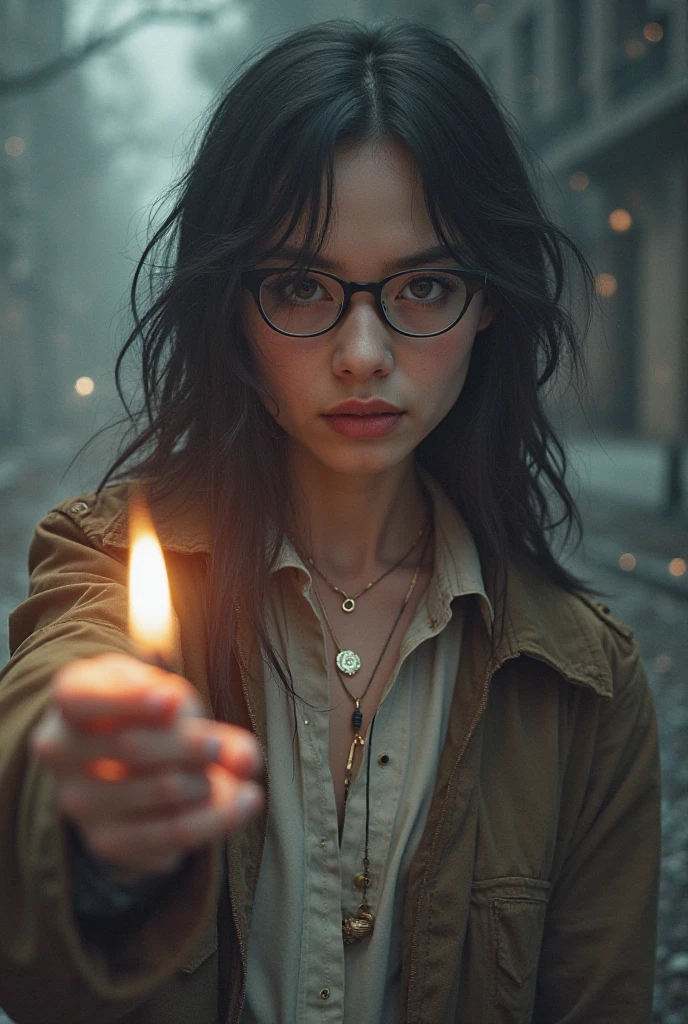 (zPDXL2), score_9, score_8_up, score_7_up, source_anime, 2d,
solo, 1girl, portrait, precise, (full body:1.35), finely detail, depth of field, shine, original, perfect lighting, cute face, detailed face, proportional hands, correct hands and arms, colorful, centered, (wearing the japanese maid uniform, white shirt, red tie:1.5), (a happy face expression, tongue:1.35), (angry face, a burning body:1.5), (black long braided hair, haircut, ring earrings, red lipstick), vampire mistress, (pointy ears, pointy teeth, Sharp fangs, vampire teeth:1.35), blunt bangs, (breasts), (glasses, sunglasses, round tinted glasses)
,AissistXLv2, unaestheticXL_bp5, SimplePositiveXLv2, zPDXL2 PonyXLV6_Scores