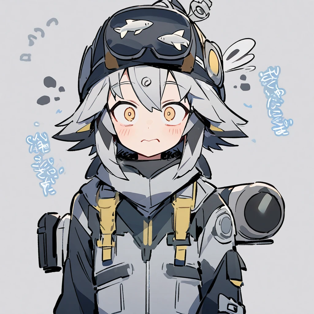<lora:re-class_ponyXLV6:1>,score_9,score_8_up, score_7_up, score_6_up,
source_anime,source_cartoon,1girl,asrecl,full body,standing on liquid,salute,grin,looking at viewer,
pale skin,purple eyes,glowing eyes,sharp teeth,small breasts,
short hair,white hair,black hoodie,black striped scarf,
open cloth,o-ring top,black bikini top only,long sleeves,white backpack,white tail,turret
 BREAK outdoors,sea,lightning,storm clouds