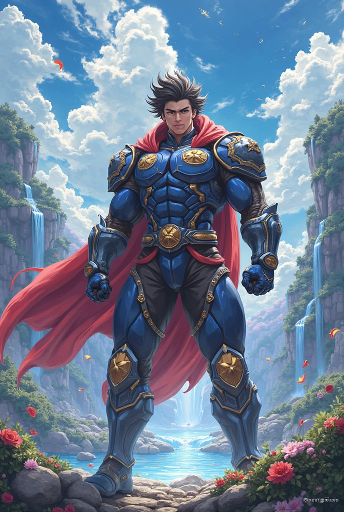 score_9, score_8_up, score_7_up, masterpiece, best quality, highly detailed, Guts_Armor, brown eyes, short hair, multicolored hair, spiked hair, black armor, shoulder armor, gauntlets, greaves, bandaged arm, black cape, torn cape, scar on nose, nose scar, one eye closed, muscular male, (night:1.2), a lot of stars, (bright stars:1.2), forest, ultra detailed, focus on face, detailed face, manly face, full length, cowboy shot, kawaii, oldschool, retro artsyle