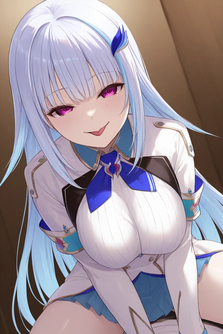 masterpiece, Highest quality, High resolution, 1h1 ..., hair ornaments, Knee socks, Long Hair, Long sleeve, Pleated skirt, blue Knee socks, Armband, Frilled Skirt, White jacket, White shirt, Blue Skirt, Thigh straps, Cowboy Shot, pointing, Outdoor, (masterpiece、Highest quality、High resolution、Ultra-high-definition CG、8k size wallpaper, super detailed skin, detailed, beautiful detailed eyes), BREAK, ass pov, sit astride, girl on top, focus pussy, black hair, drop eyes, student, BREAK, Sex:1.5, pussy juice:1.5, ((smile)), cum pussy:1.9, baby face, BREAK, Shopping mall, pussy in small penis, erectile nipples, Put your hands forward, peeing, Phimosis, Round eyes、Terribly violent sex acts、((Medium chest))、A large amount of bodily fluids splashing、BREAK、small penis, Live-action background、