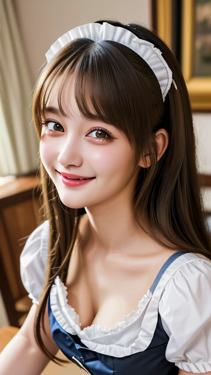 masterpiece, Highest quality, 8k, Blushed, (Upper Body:1.4), White camisole, beautiful girl, Cute Face, Looking at the audience, smile, High resolution, photo shoot, High resolution, chromatic aberration, Sharp focus, High resolution, Face Light, Dynamic Lighting, Cinema Lighting, Professional Shadow, Most detailed, Very detailed, Very detailedな, finely, Real Skin, Delicate features, Detailed face and eyes, Sharp pupils, Small breasts、23 years old、Hotel、twintails、sheer、cardigan、forehead、Sit on the bed