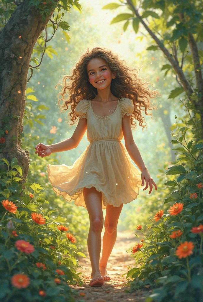 Girl without clothes
