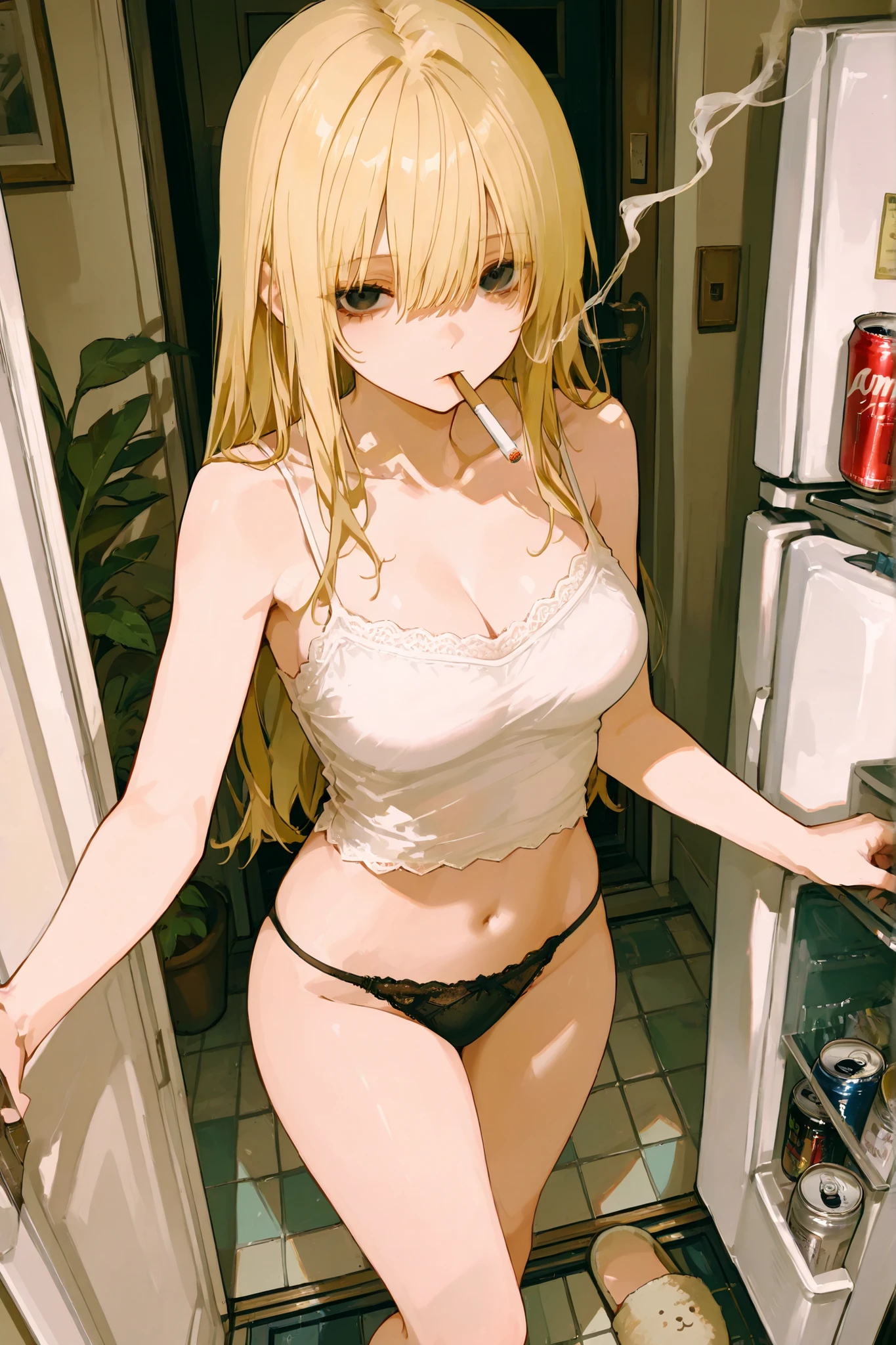 ,urushihara satoshi,1girl,1980s \(style\),80s anime,long hair,80s anime hair, 1girl,smoking,,retro artstyle, asian eyes,beautiful eyes,,(smoking cigarettes:1.4)sexual expression, masterpiece, best quality, highly detailed, a anime girls in sailor uniforms with a gun posing for a picture,
evil smile, smile, open mouth,black_serafuku, ecchi anime style, anime girls , (nsfw) not safe for work,
ecchi style, ecchi, shipgirls, digital anime art!!, high school girls, in anime style, official artwork, beautiful
anime high school girl, anime style 4 k, micro skirt, exposed belly, exposed navel, exposed midriff,
exposed lower belly,school, classroom, navel piercing