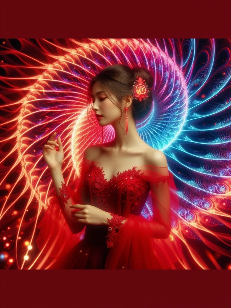 (masterpiece, best quality, ultra-detailed, best shadow), (detailed background,dark fantasy), (beautiful detailed face), high contrast, (best illumination, an extremely delicate and beautiful), ((cinematic light)), colorful, hyper detail, dramatic light, intricate details, (1 girl, solo,black hair, sharp face,low twintails,red eyes, hair between eyes,dynamic angle), blood splatter, swirling black light around the character, depth of field,black light particles,(broken glass),magic circle,