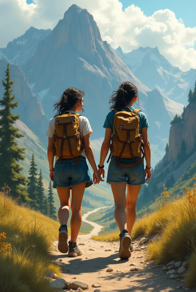 (obra maestra:1.0), (Mejor calidad:1.0),(ultra detallado:1.0), 1 chica,curly brown hair,topknot,Chaqueta roja,uniforme de escalada,chaqueta de nieve,Ropa de invierno,mochila,mountain,amanecer,mar de nubes,(mirando hacia otro lado,from behind,mirando hacia el futuro:1.4)
