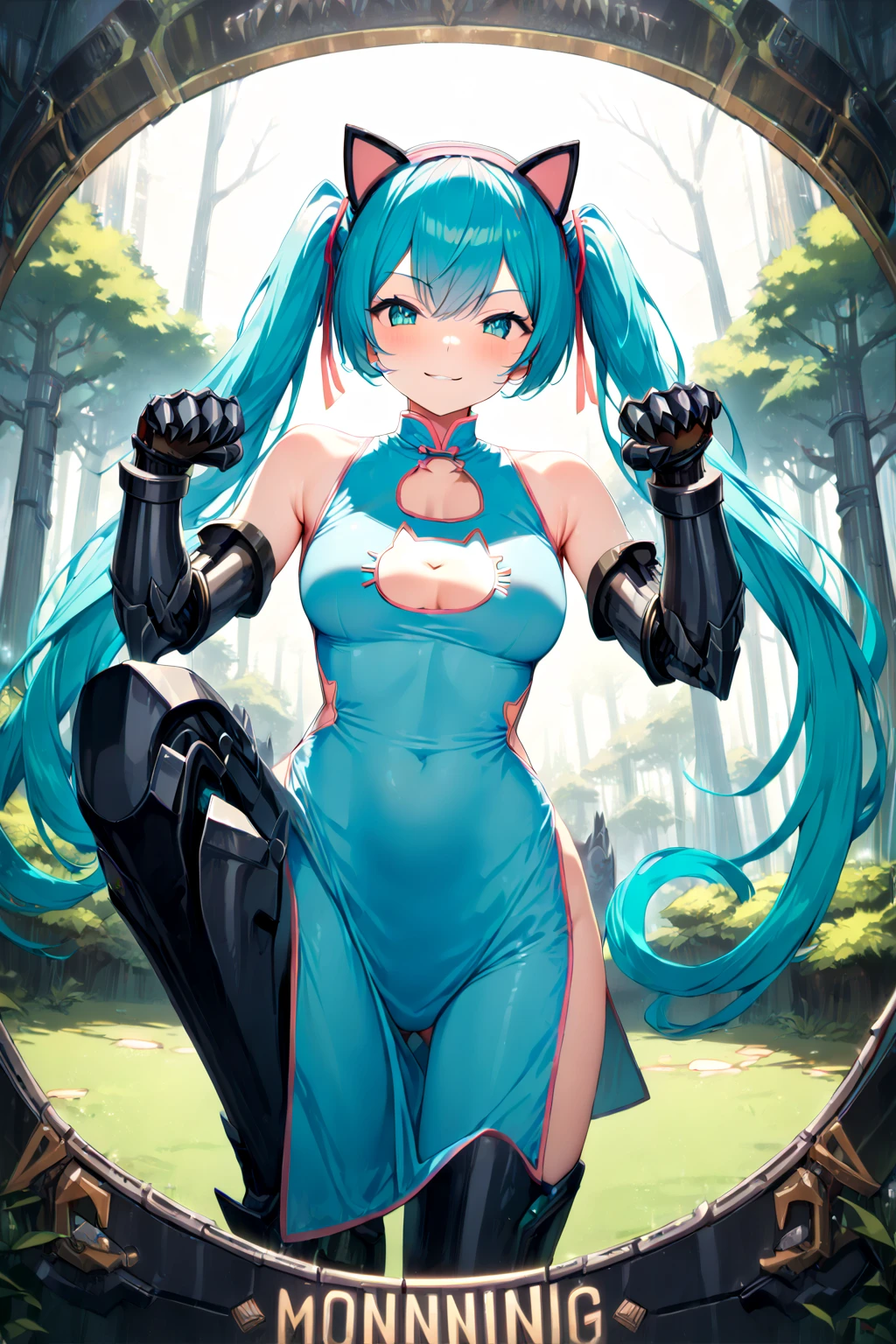 ((Cinematic light, Best quality, 8k, Masterpiece :1.3)), 1girl, Beautiful woman, (white hair, large breasts:1.3), rope panties, bra :1.2, hopefully falling, seductive open lips,1girl, standing, full body, hairy female, body hair, (white hair, white skin:1.1), chest tuft, digitigrade, white hair, long hair, black mask, (blue eyes, bright eyes:1.4), small breasts, BREAK nature, jungle, magical forest, fantasy forest, grass, purple leaves, plants, bright flowers, rocks, day, sexy, showing off, showing armpits, ((nsfw)), ((sexual teasing)), ((((tight latex skirt))), (((mask covering part of the face))), ((thin waist)), skinny, bodycon, nip slip, pantyshot