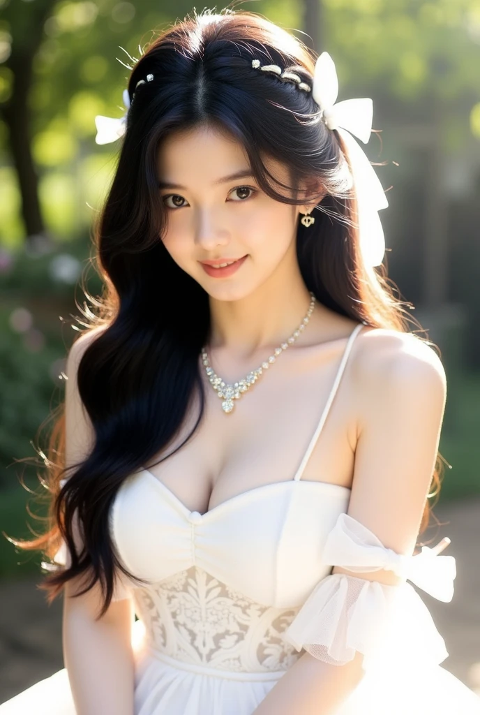 masterpiece, best quality,Smile,happy,smile showing teeth, (Extremely detailed CG unity 8k wallpaper), (best quality), (Best Illustration Award), (The best shadow), absurd, Realistic lighting, (abyss), Beautiful and delicate light, Leng Jun
