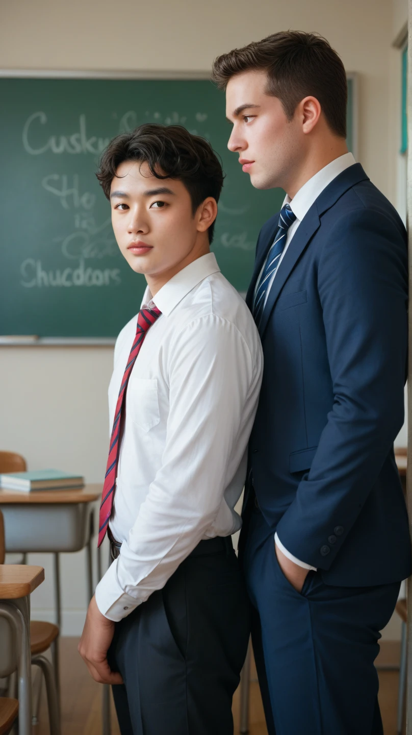 boy student sucking gay teacher's penis