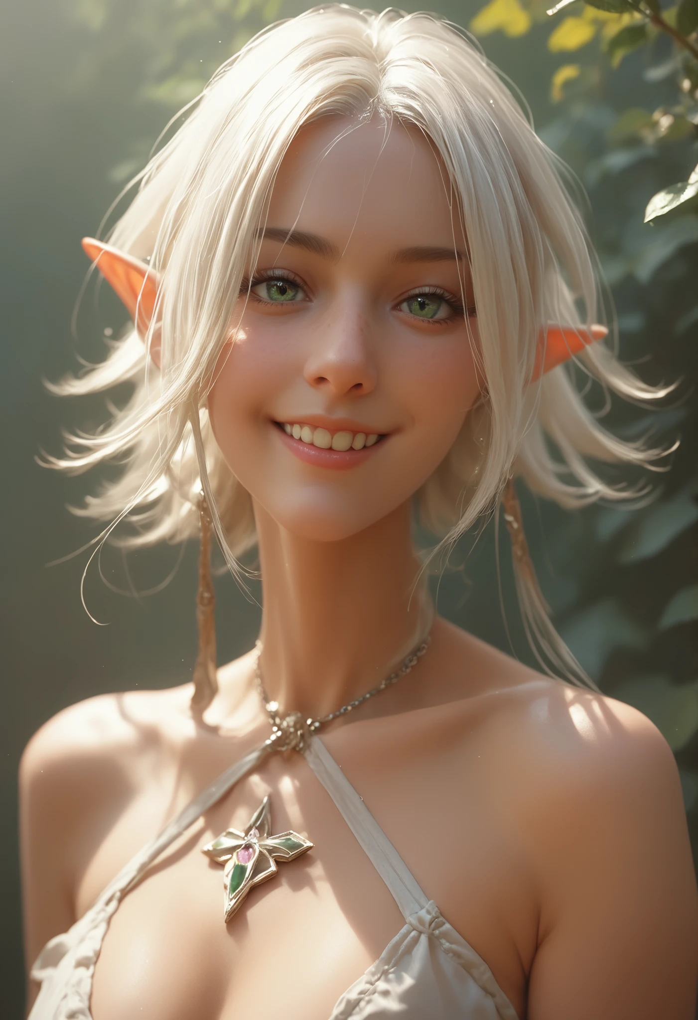 Evolution is an increase in the complexity of complex systems., Holy Sexy Dark Elf, smile