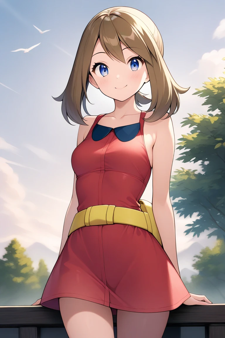best quality, masterpiece, solo, 1girl,  <lora:paprika-10:0.8>,paprikav2, short hair, light smile, brown eyes, mature female,, <lora:kenSugimori1990sClassic_v12:1> sugimori ken 1990s,