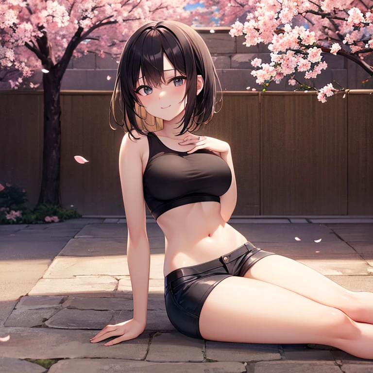 cute, elementary school student, black hair, twin tails, school swimsuit, blush, massage oil, shiny skin, small bust, tits, field, rape, Naughty
