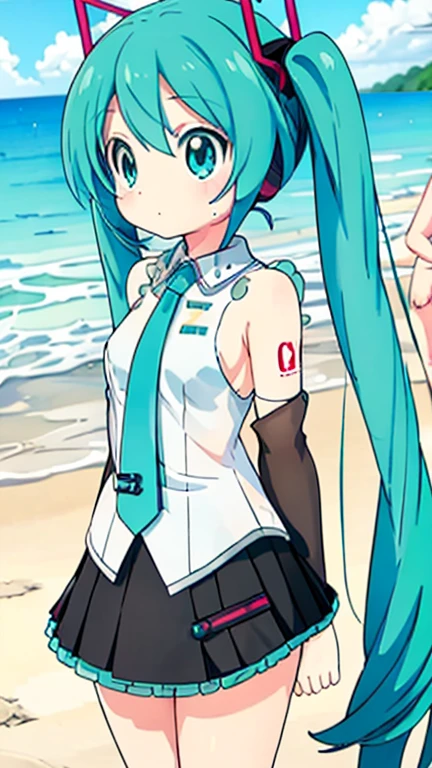 Hatsune Miku swimsuit skinny 4k strangle rope binding