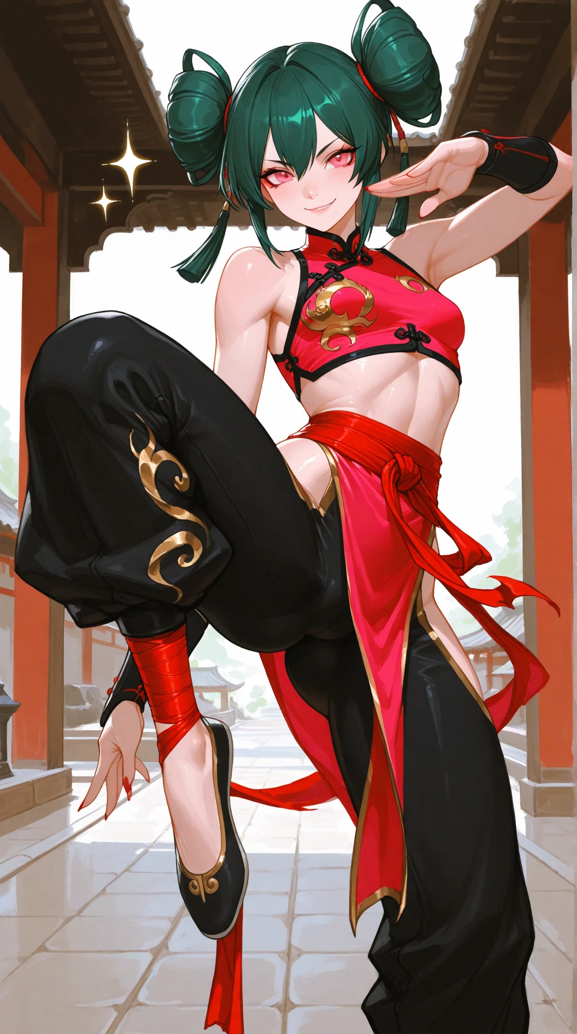 lora:flat:-1.2, masterpiece, best quality, 4k, 8k, 1 woman, solo, tall stature, long hair, blunt bangs, side braid, black hair, ugly face, bad face, bad eyes, droopy eyes, unclear eyes, ruby red eyes, lemon yellow eyes, pale skin, black eyeliner, black eye shadow, heterochromia, slender frame, sad, ofuda, jiangshi costume:1.2, fang, horror, coffin, forest, dark night, stormy weather, fog, from front, cowboy shot, look at viewer, paw pose,