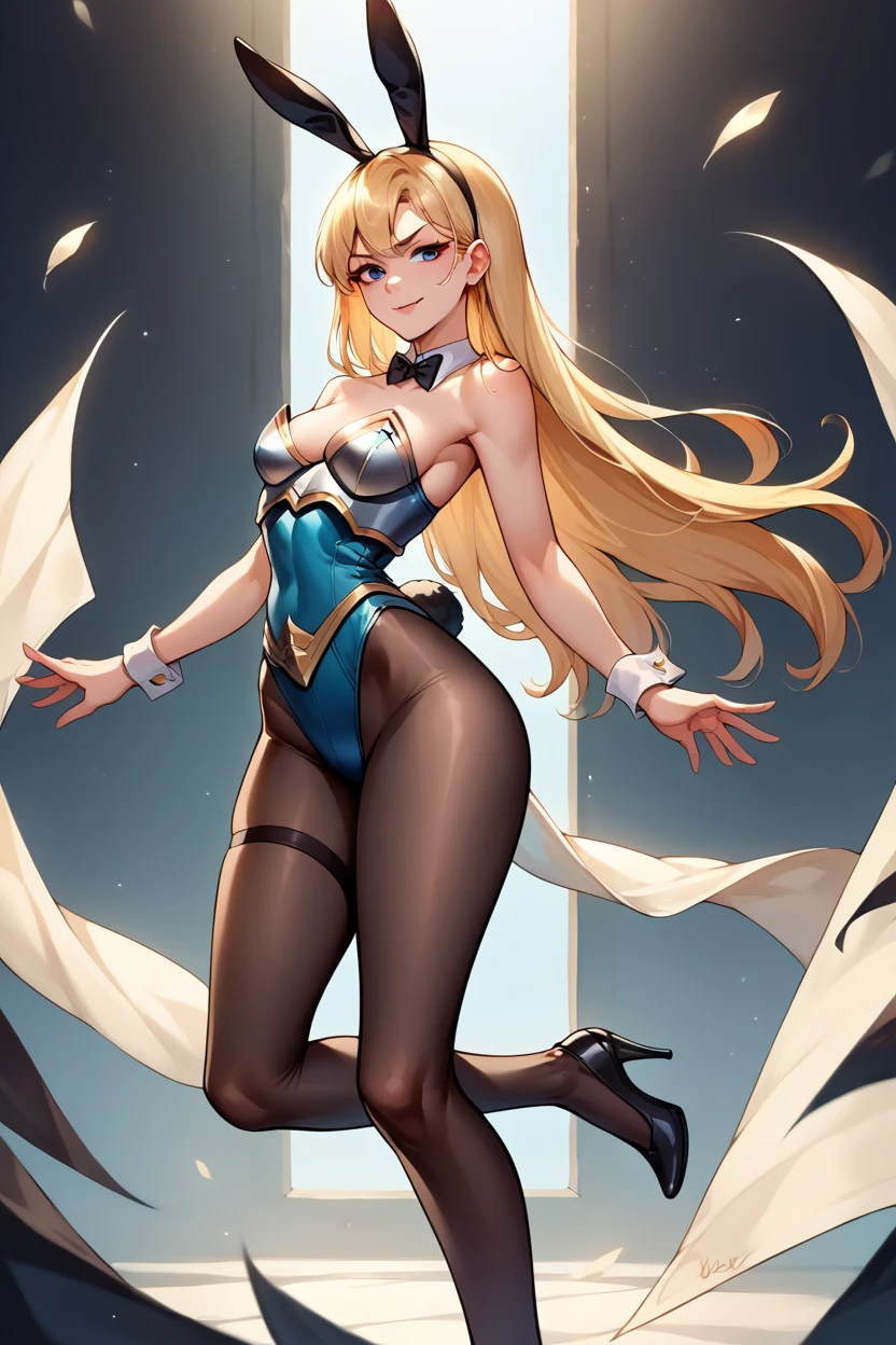 ((highest quality)), ((masterpiece)), (be familiar with), {{{nsfw}}},Lusamine,Slender,slender,long blonde hair,small breasts,((pointed nipples)),adult women,green eyes,slanted eyes,sleeveless dress,Knee-high boots,Bewitching