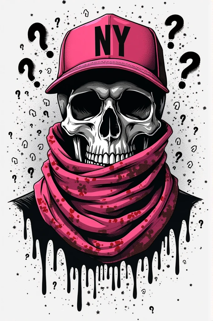 Skull wearing a red 59fifty cap backwards. with a gourd mate with a straw in hand. With an Adidas Originals jacket and a scarf covering her face, with dark glasses and black gloves. All this tattooed on one shoulder in black and white minus the cap