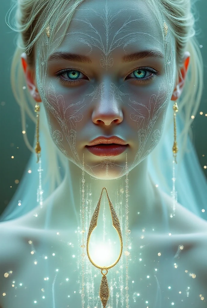 transluminescent woman Girl