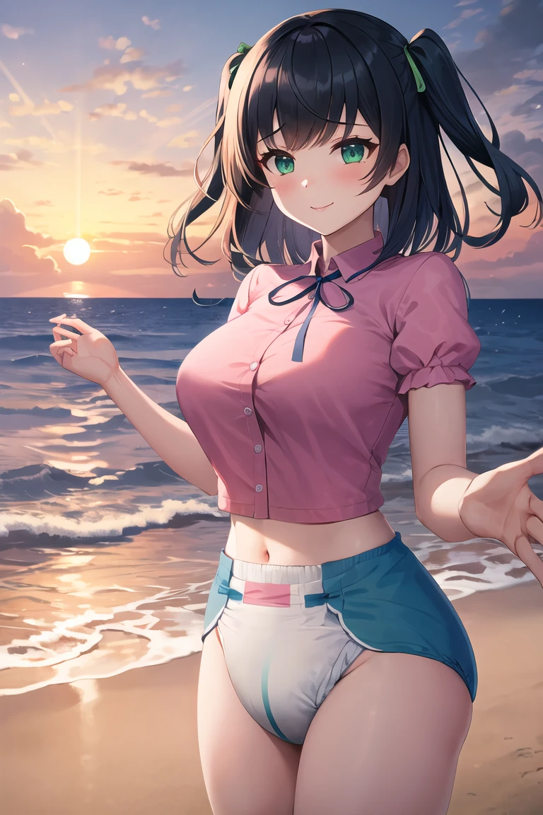 score_9,score_7_up, score_6_up, 1girl, source_cartoon, source_anime,breathtalking Scenery,watercolor,smooth soft skin, natural skin,watercolor, anime screencap,mjm,brs
BREAK
(loli:1.9),(little female child:1.9),(oppai loli:1.5), (large breasts:1.3),(disproportionate breasts:1.5),(loli toddler:1.4),(mini girl:1.3),(4 yo:1.3),(Toddler body:1.4),(muffin top:0.8),(preschooler:1.1),(infant:1.1),(baby face),round face,
BREAK
high ponytail,(reddish purple hair:1.4),highlight on eyes,(purple eyes:1.1),diagonal bangs,(smug face:1.2),doyagao,open mouth, ultra cute face,kawaii,skindantation,oily skin, beautiful eyes, detailed eyes,happy,puffy eyes, smile,
BREAK
(background visible through:1.1) over-sized extra big shirt,(bikini top:0.9) visible through over-sized extra big whiteshirt,(shadows of body:1.5),short pants,(backlighting:1.5),see through (over-sized extra long:1.5) t-shirt, short sleeves, side view,from side
BREAK
wedgie,dynamicpose,sea,wave,island,tropical,dynamicangle,breathtalking background, outdoors,pastelcolor,