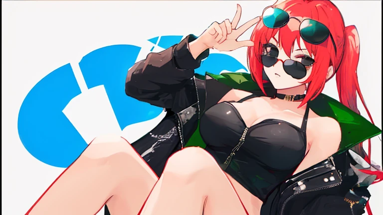 anime girl in a bikini, anime style 4 k, (anime girl), badass anime 8 k, best anime 4k konachan wallpaper, anime style character, top rated on pixiv, seductive anime girl, anime style. 8k, anime girl, an anime girl, anime artstyle, red hair, visible red hair (Best quality, 4k, Masterpiece :1.3), beautiful woman, hyper realistic, 1girl, (droopy breasts, attractive body :1.2), sit-ups :1.1, short red hair: 1.1, (wet rainy, wet by rain, wet body :1.2), ultra-detailed face, detailed lips, detailed eyes, double eyelid, naked, nipple_outline, sensual low-necked dress, open neckline, hanging breasts, side pose, visible curves, pool party, poolside, silver transparent mantle,sunglasses, muscular turned leg, nipple visible, revealing clothing [ 4 k digital art ]!!
