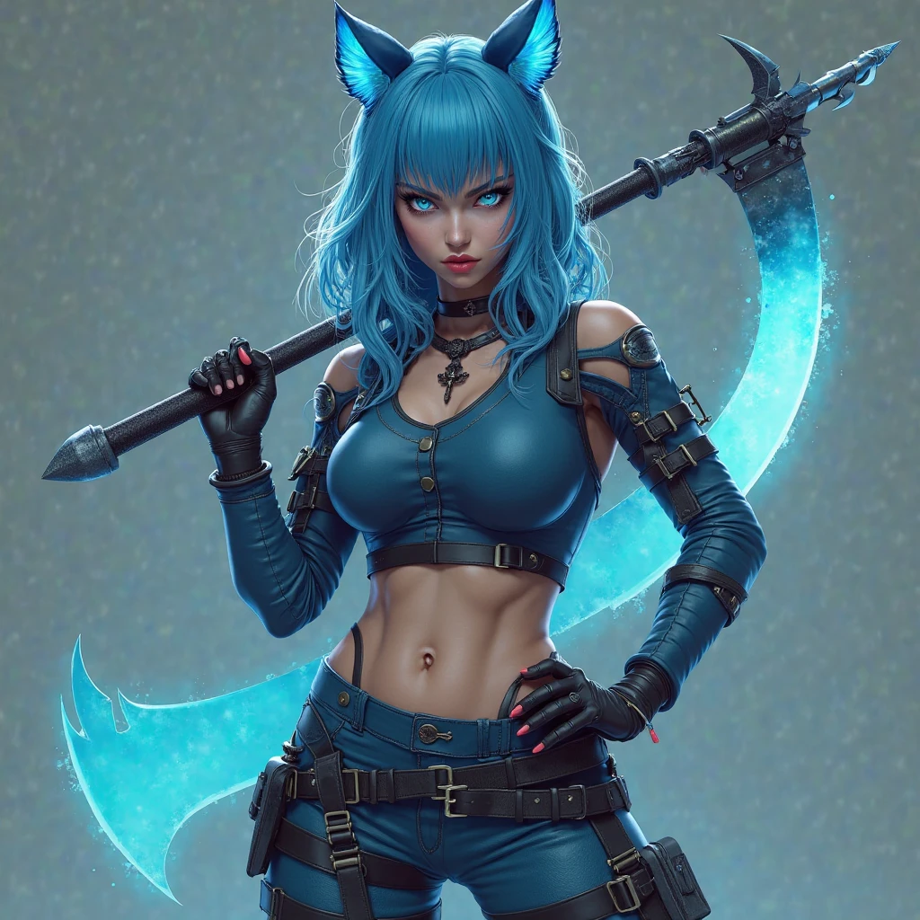 european girls wearing (Vault set with pipboy3000 on your wrist) Standing in a dilapidated and rusty post-apocalyptic steel bunker, Holding a weapon in his right hand, Giant radiation monster in the background, Professional color correction, Professional photography, well drawn, masterpiece, Surrealism, super detailed, high quality, best quality, 4K, 8k, raw, Detailed and realistic eyes, small, 13 years old, Change)) ((Wear long leather gloves that cover all fingers)), , Wearing cat ears, Very detailed, Full of energy,8k ultra high definition