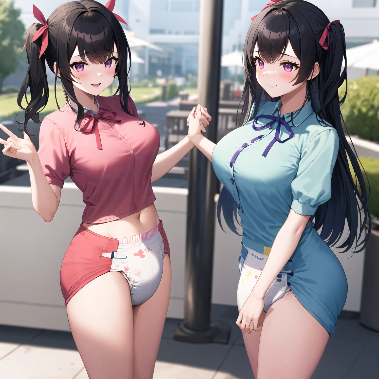 highest quality,wonderful,finely,extremely detailed CG Unity 8K wallpaper, (girl,Black Hair, Blue Eyes,double bun, clothed), (on stomach:1.1),(from behind), (School Swimsuit:1.2), (black stockings:1.1), (Thighs), (Waistline), (from behind:1.2)