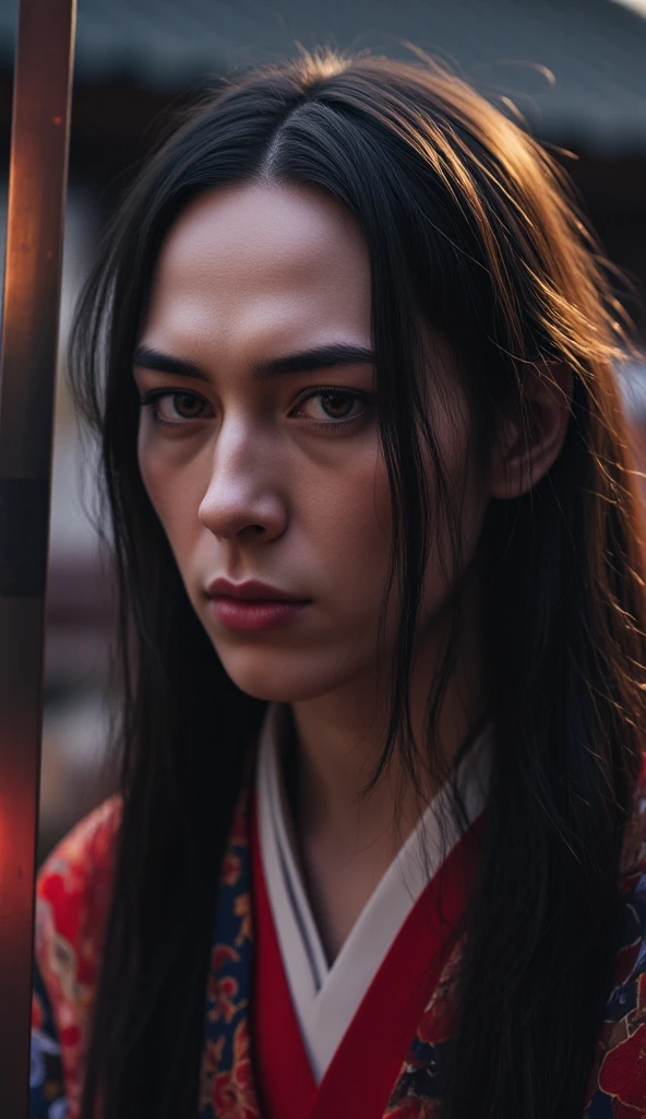 Real, photoreal, cinematic, itachi, portrait
