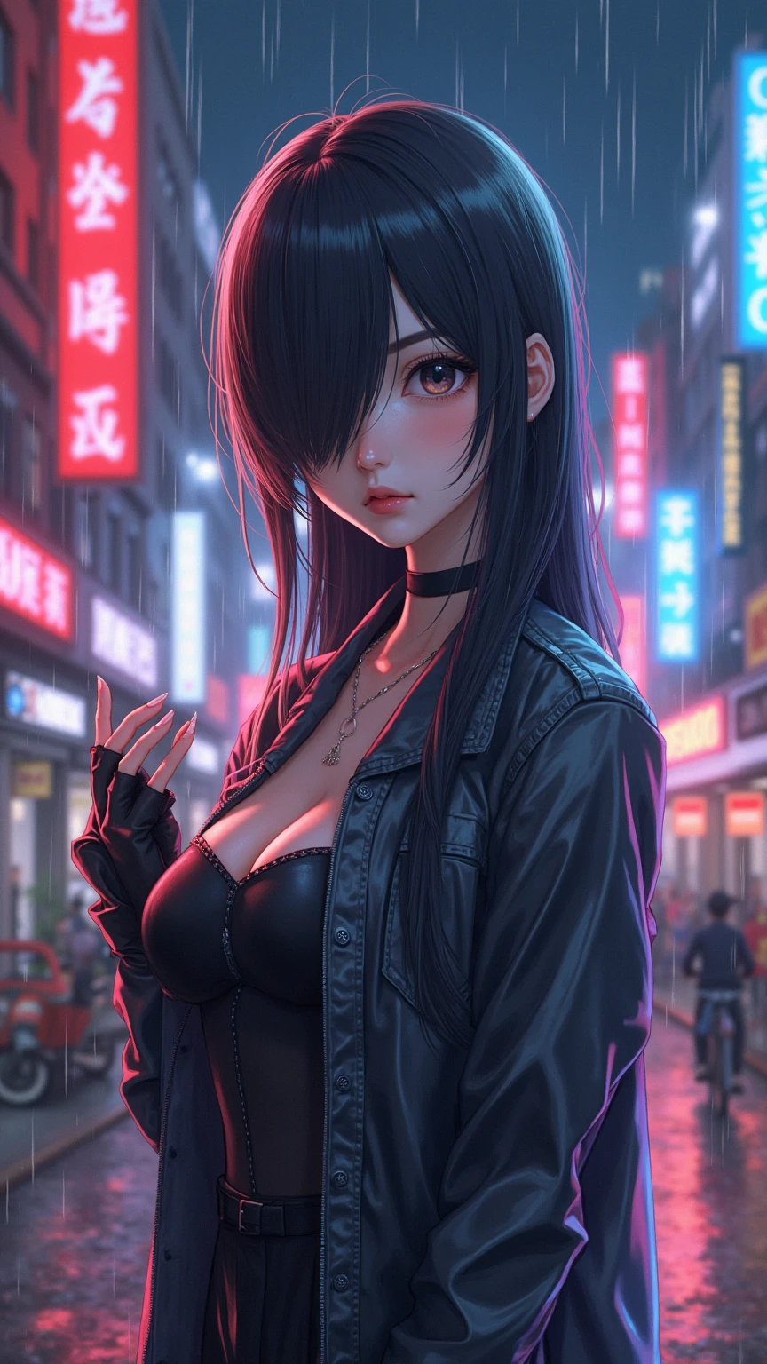 Anri Okita cosplaying as a Nighteye is incredibly realistic.