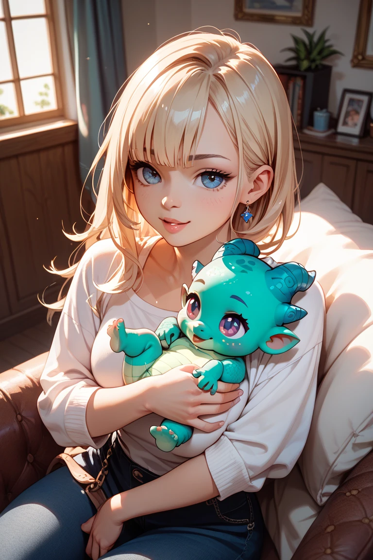 Looking at the well, gecko Lila made her wish with all her heart: She wanted to transform into a powerful dragon.