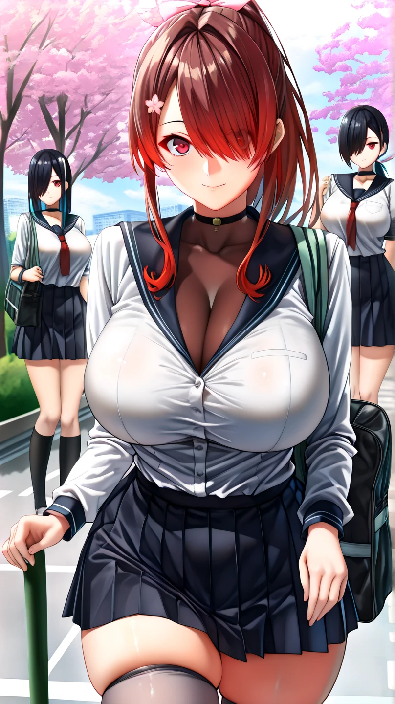 (Private 4K)、(High resolution:1.2)、(High freshness:1.2)、、(Whole Body Ezbian:1.2)、(Two Women:1.6)、((Woman with exaggerated big physique))、(Super big breasts fully opened:1.8)、abnormally developed muscles,,Barefoot woman, , Big arms、(Huge muscles:1.4)、(Dynamic pose:1.2)、(Woman running with all her might:1.8)、(school uniform:1.6)、(School corridor:1.6)