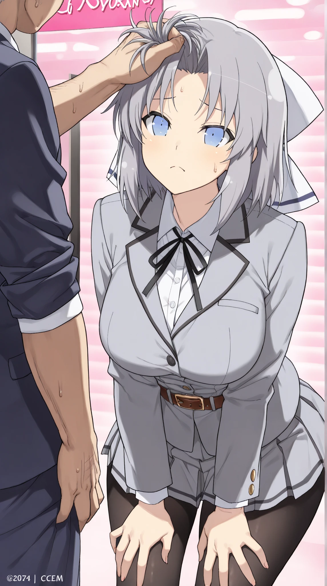 {artoria pendragon_fate ubw:1.15},(((white hair:1.7))), ((detail beautiful _eyes , :1.8)),,, ((Strong light )) , ((1 very tall girl:1.9)),((she is high tall:1.7)),, alone,, ((detail very surprised eyes, wide-eyed,:1.8,)) ,squinting,((open mouth :1.7)) ,hair between eyes,,, bare shoulders,, cleavage, , ((( very long straight hair:1.5 ))),
BREAK, ((white shirt,:1.6)) , BREAK ,(( silver lace panties:1.5)) , beautiful light, , close up face:0.2, detail navel , detail thin thigs, , ((spread legs)), BREAK, ((BREAK ,sitting on gblack liquid:1.8)),((Legs trembling)), trouble eyebrow, ,
nsfw,(ecstasy:1.8) ,(slut:1.6),(vulgarity:1.7),(fucked silly:1.8),(steam:1.5),(Wet:1.5),(trembling:1.5),(((Twisting the body:1.7))) ,(drooling:0.2),(sweat:1.5),closed mouth:0.8, wince,(orgasm:1.7), trembling:1.8, beautiful upper body, Beautiful body, beautiful character design, perfect eyes, Perfect face, expressive eyes, Turning the face side to side,(Public toilet:1.5),in the center of the image, official art,High Definition CG Unity, Perfect lit, bright_front_face_lit, ,(Highest_quality:1.0),4K,Super detailed, photograph, 8k, nffsw, High resolution, absurdes:1.2, kodak portrait 400, film grain, Lens flare, (lively_Farbe:1.2) (beautiful, small breast:1.7), (beautiful_face:1.3),(narrow_waist),((blush)), ((Open navy tie),,sabias, dress,