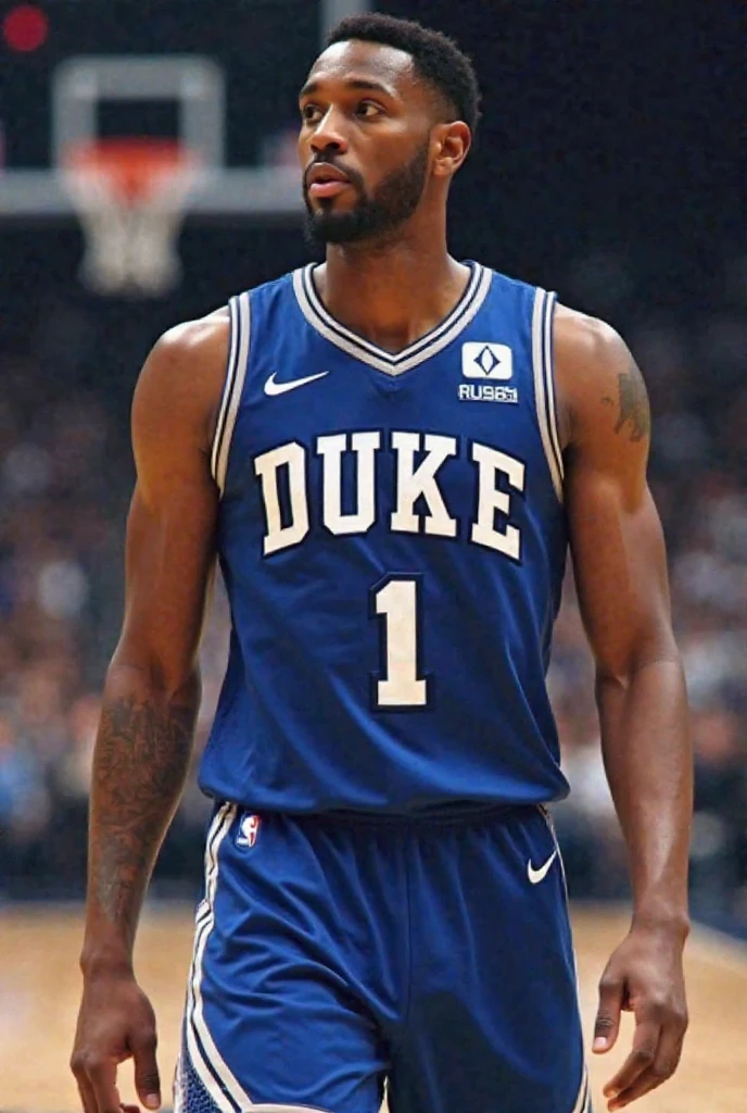 Basketball player, phoenix suns, wears a cuff on his right arm, Cornrows on the head with a headband on the forehead, male, shipowner, face similar to Jayson Tatum, no tattoo , on the court, Number 77, beard made