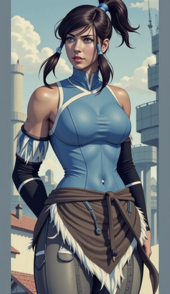 Ninja woman character with marks of war Cartoon image of a woman .cartoon style illustration, cartoon art style, cartoon art style, digital illustration style, highly detailed character design, courage detailed digital art, Forest Fan Art, Portrait Character Design, beautiful digital illustration, high-quality portrait, comic book art, young woman with beautiful hair . Beautiful lined eyes Medium large bust and wonderful sexy clothes. image expression of sexual desire from the waist to the illustration of they are posing for a photo in the desert with a horse, Brendan Fraser, Marco Schultz, 90s romantic movie, still promotional, The Mummy, panoramic photo, braggart and romantic, 1995 movie, digitally remastered, film still promotional, Milla Jovovich, Season 3 ( 1 9 9 7 ), Titanic, Atores, Jack