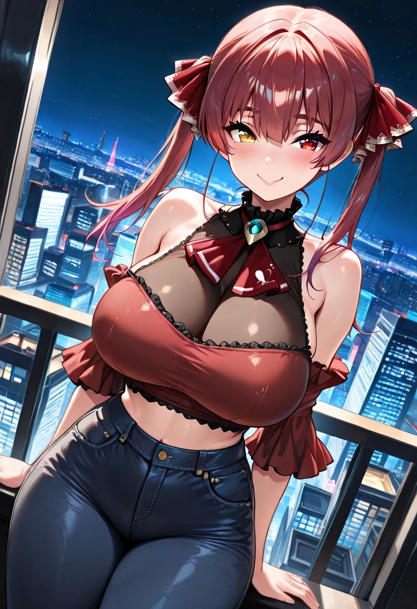 「highest quality、masterpiece、An illustration、very delicate and beautiful、very detailed、cg、8k wallpaper、wonderful、small details、masterpiece、最高の究極の芸術very detailed cg Unity 8k wallpaper」、japanese girl、(((huge breasts 1:1)))、(((Super Big 1:2)))、(((Pee)))、(((I can see your nipples)))、(((I can see your breasts)))、(((huge nipples)))、(((Piercing nipples)))、(((black hair)))、(((ponytail)))、(((Light blue knitwear)))、(((beige check skirt)))、、(((smile)))